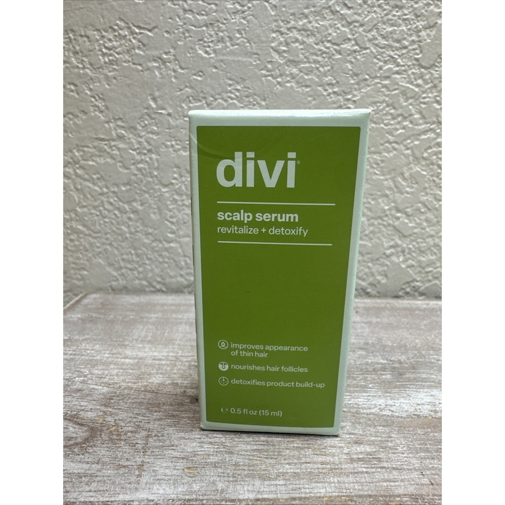 $10 🌙 Divi Scalp Serum revitalize + detoxify,15ml TRAVEL SIZE NEW WITH BOX